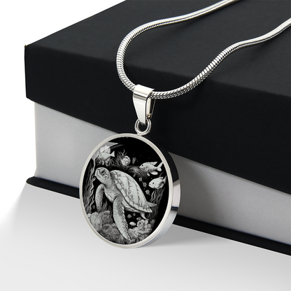 Sea Turtle Necklace – Ocean-Inspired Turtle Pendant Jewelry