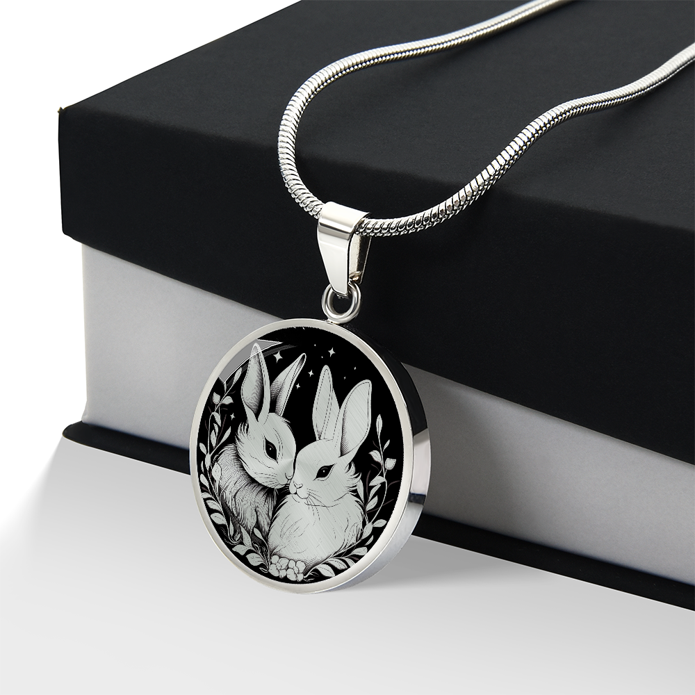 Bunny Necklace – Cute Rabbit Pendant & Woodland Jewelry