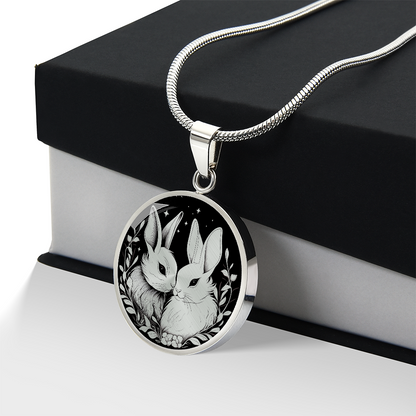 Bunny Necklace – Cute Rabbit Pendant & Woodland Jewelry