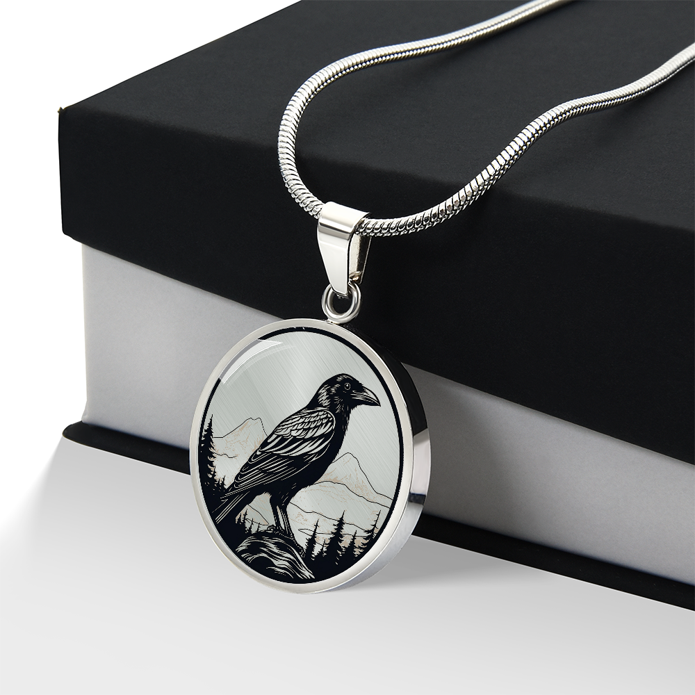 Raven Necklace – Gothic Crow & Raven Pendant Jewelry