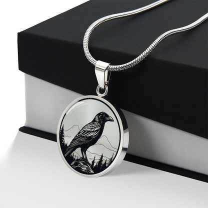 Raven Necklace – Gothic Crow & Raven Pendant Jewelry
