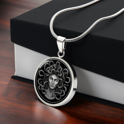 Medusa Necklace – Greek Mythology Serpent Pendant