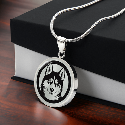 Husky Necklace – Siberian Husky Pendant for Dog Lovers