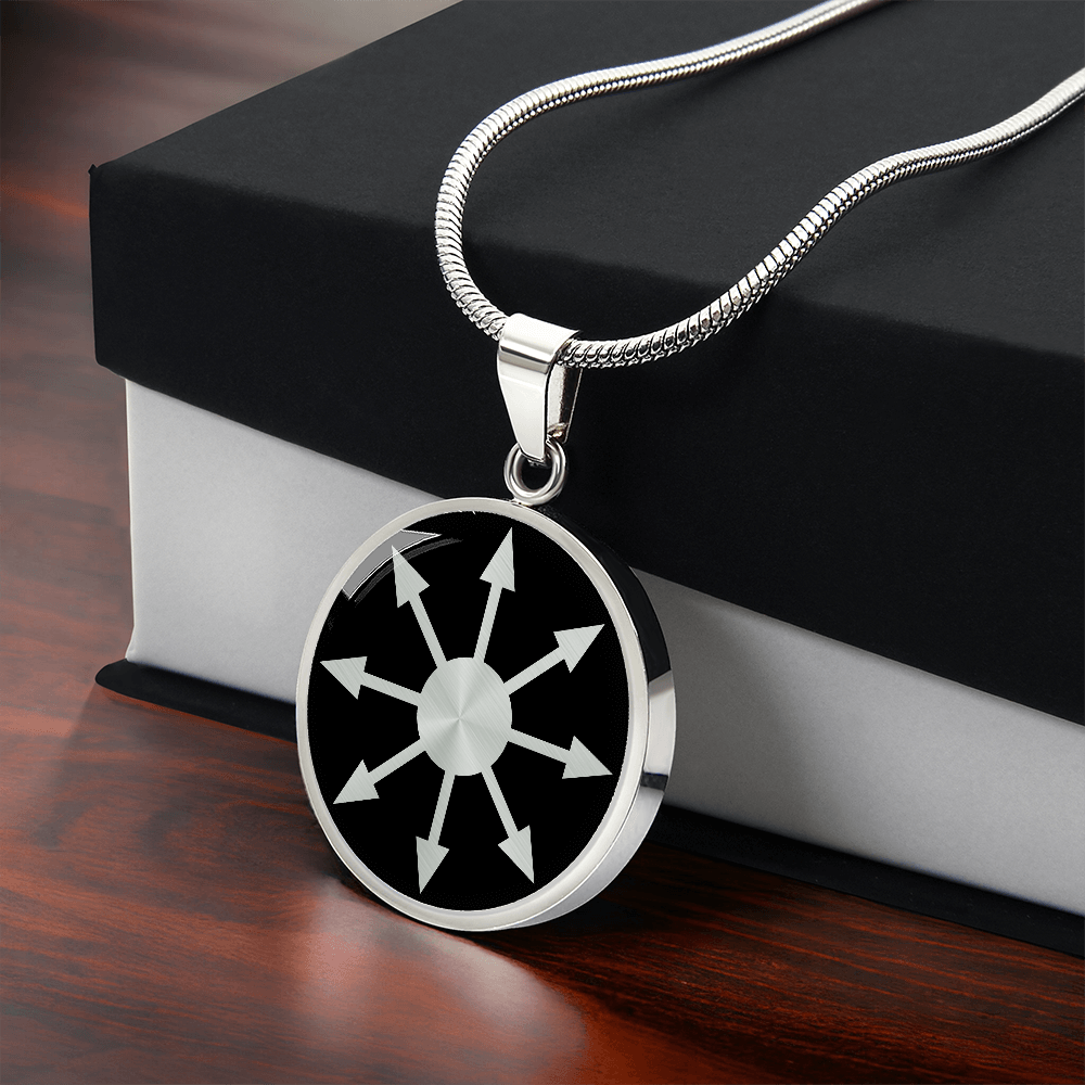Chaos Star Necklace – Eight-Pointed Symbol of Chaos Pendant
