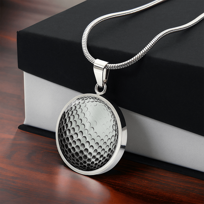 Golf Ball Necklace – Personalized Pendant for Golf Lovers