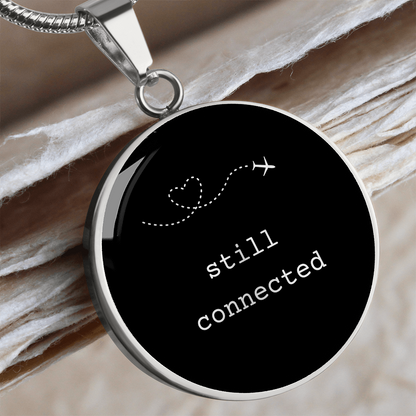 Still Connected Necklace – Long Distance Relationship Gift | Minimalist Love Keepsake
