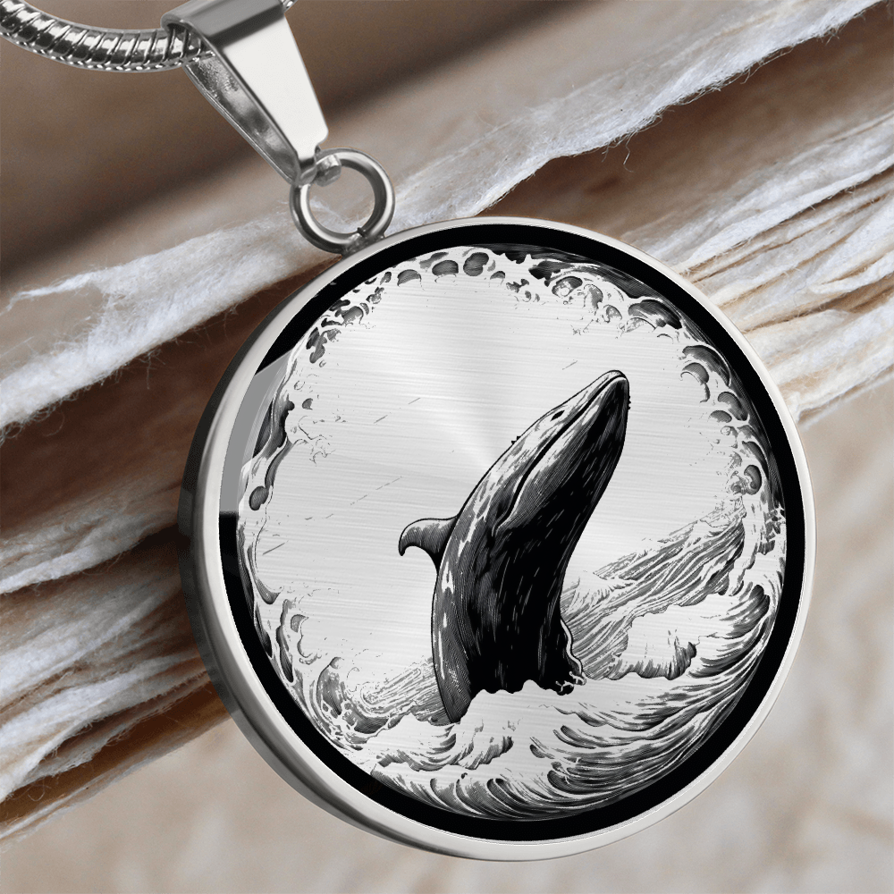 Breaching Whale Necklace – Ocean Wildlife Pendant