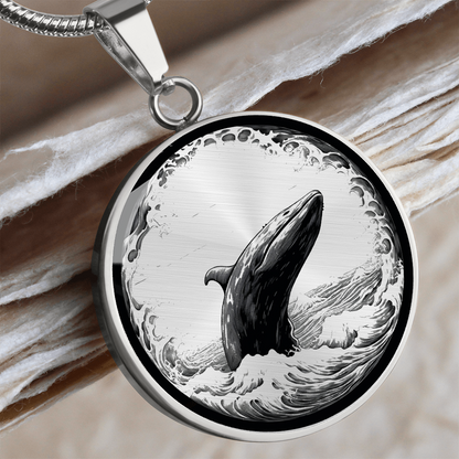 Breaching Whale Necklace – Ocean Wildlife Pendant