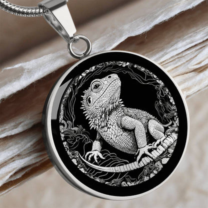 Bearded Dragon Necklace – Reptile & Lizard Pendant Jewelry