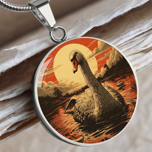 Swan Necklace – Elegant Swan Pendant & Bird Jewelry