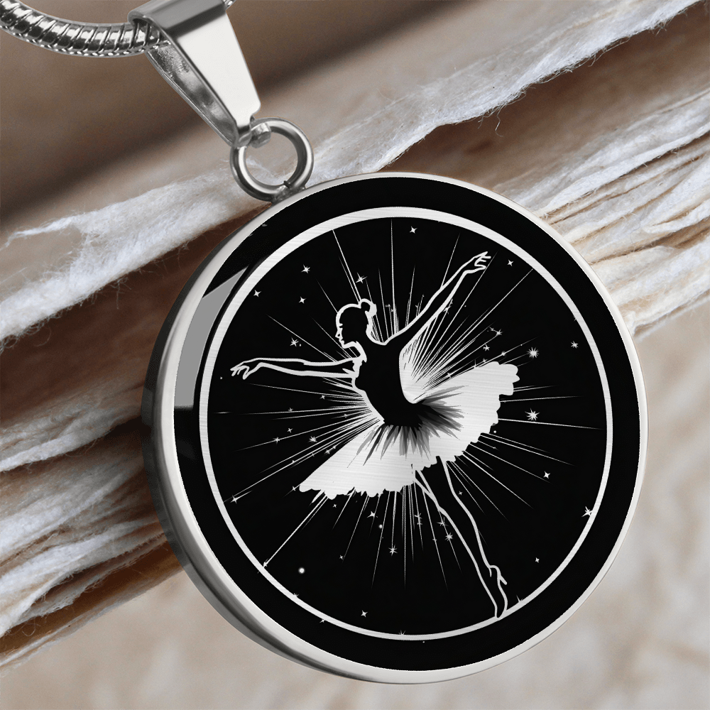 Ballerina Necklace – Elegant Ballet Dancer Pendant Jewelry