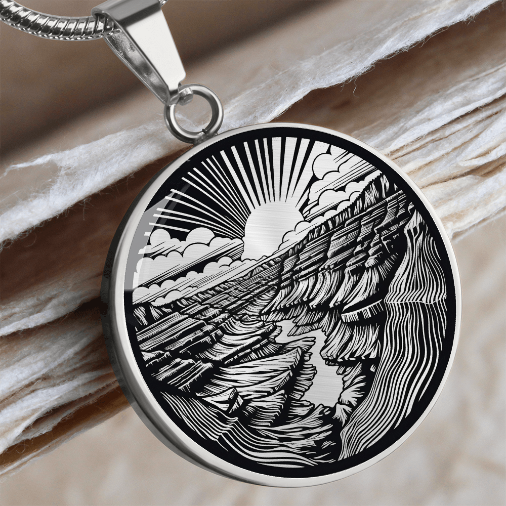 Grand Canyon Necklace – National Park Landscape Pendant