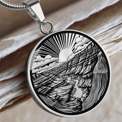 Grand Canyon Necklace – National Park Landscape Pendant