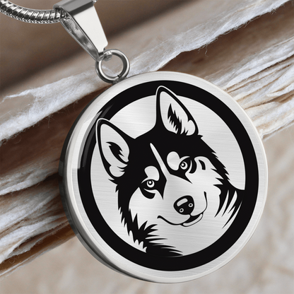 Husky Necklace – Siberian Husky Pendant for Dog Lovers