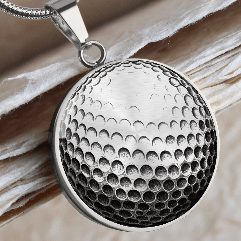 Golf Ball Necklace – Personalized Pendant for Golf Lovers