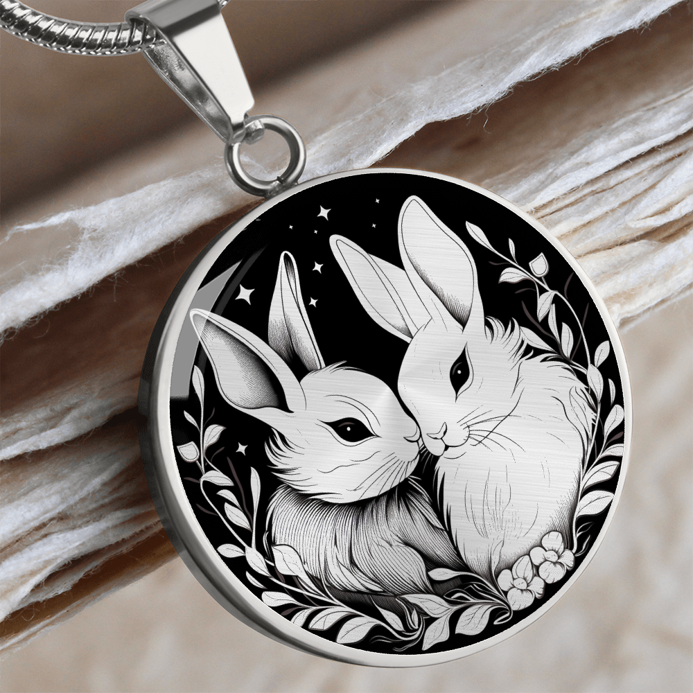 Bunny Necklace – Cute Rabbit Pendant & Woodland Jewelry