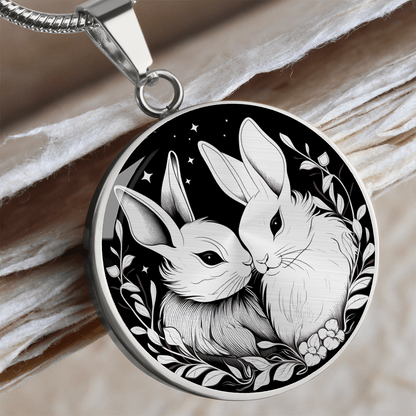 Bunny Necklace – Cute Rabbit Pendant & Woodland Jewelry