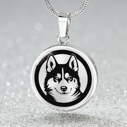 Husky Necklace – Siberian Husky Pendant for Dog Lovers