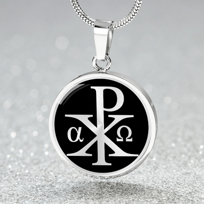 Chi Rho Necklace – Early Christian Symbol Pendant