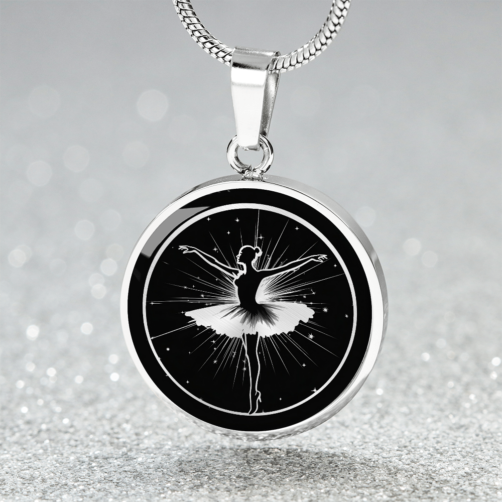 Ballerina Necklace – Elegant Ballet Dancer Pendant Jewelry