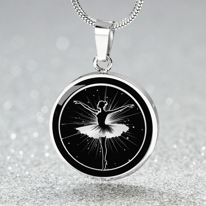 Ballerina Necklace – Elegant Ballet Dancer Pendant Jewelry