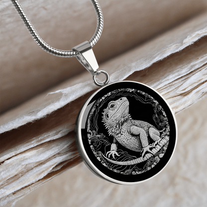 Bearded Dragon Necklace – Reptile & Lizard Pendant Jewelry