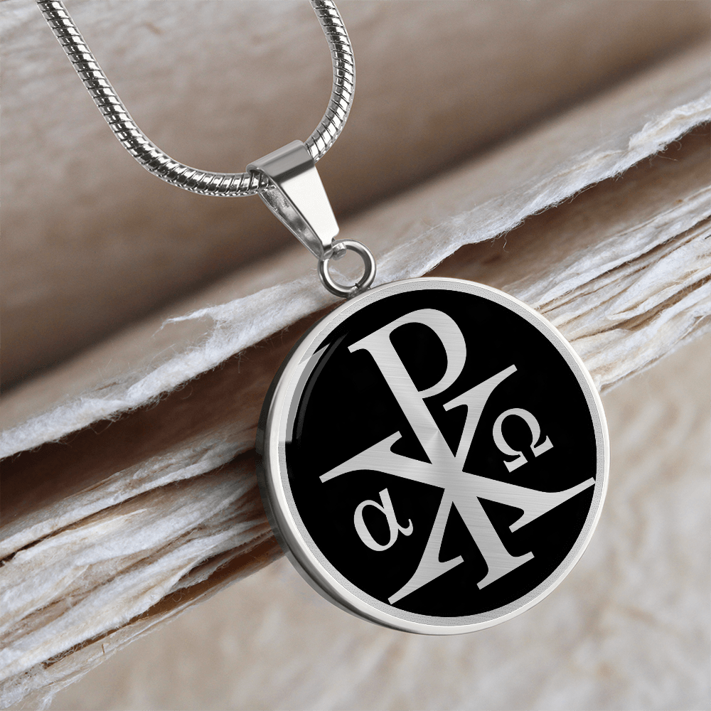Chi Rho Necklace – Early Christian Symbol Pendant