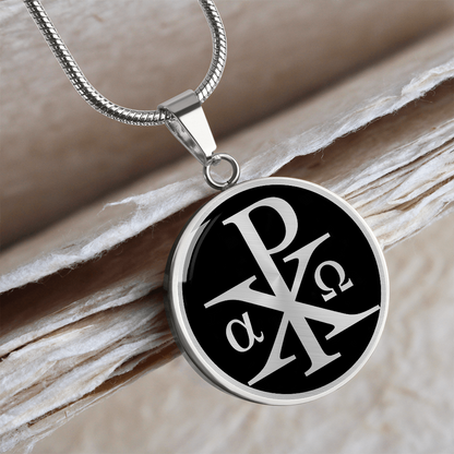 Chi Rho Necklace – Early Christian Symbol Pendant