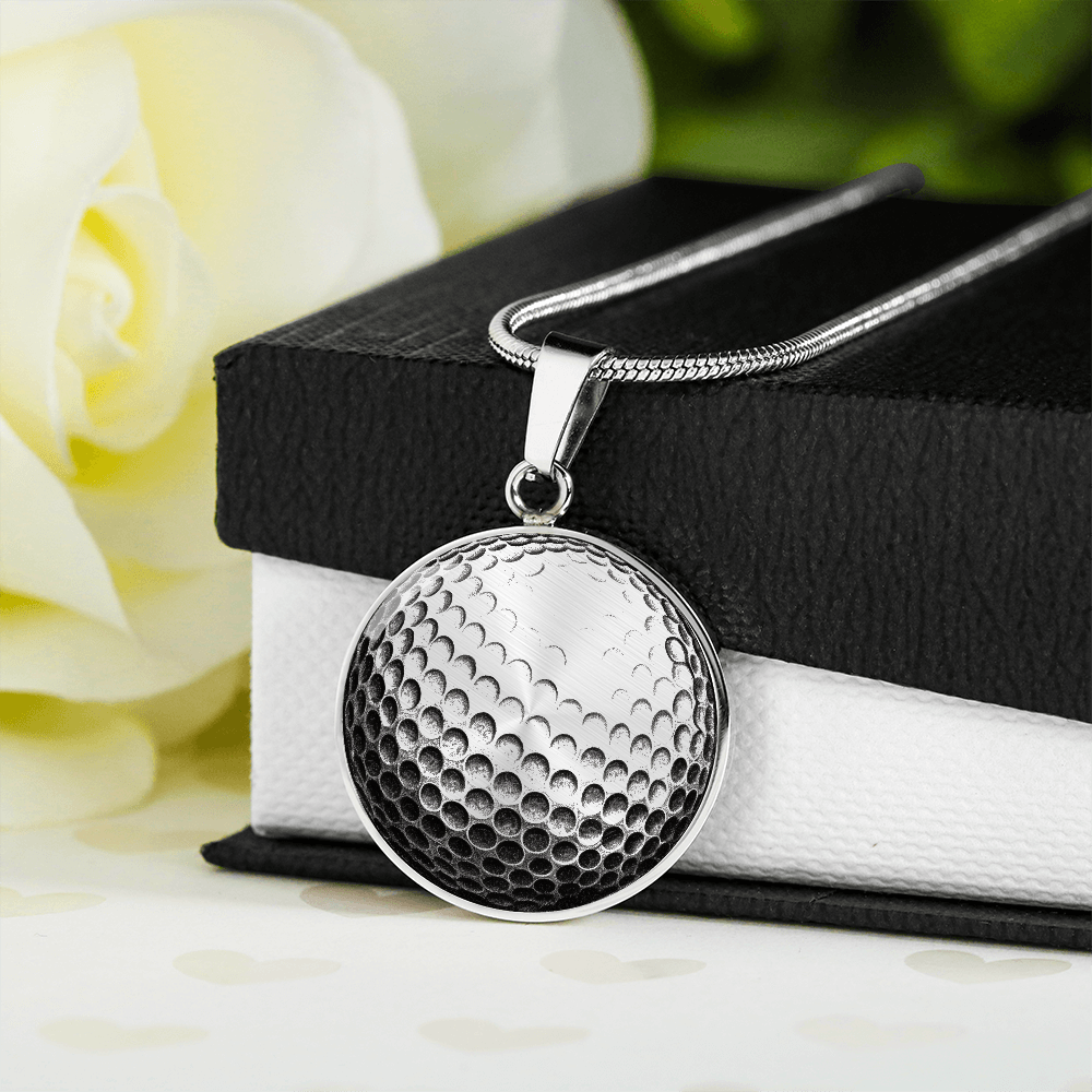 Golf Ball Necklace – Personalized Pendant for Golf Lovers