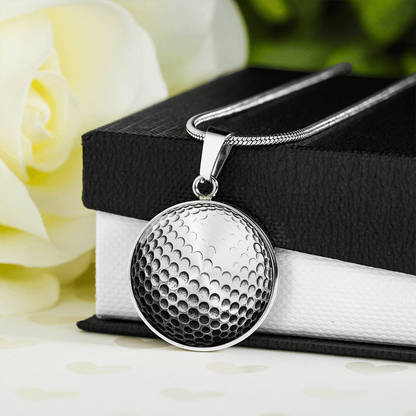 Golf Ball Necklace – Personalized Pendant for Golf Lovers