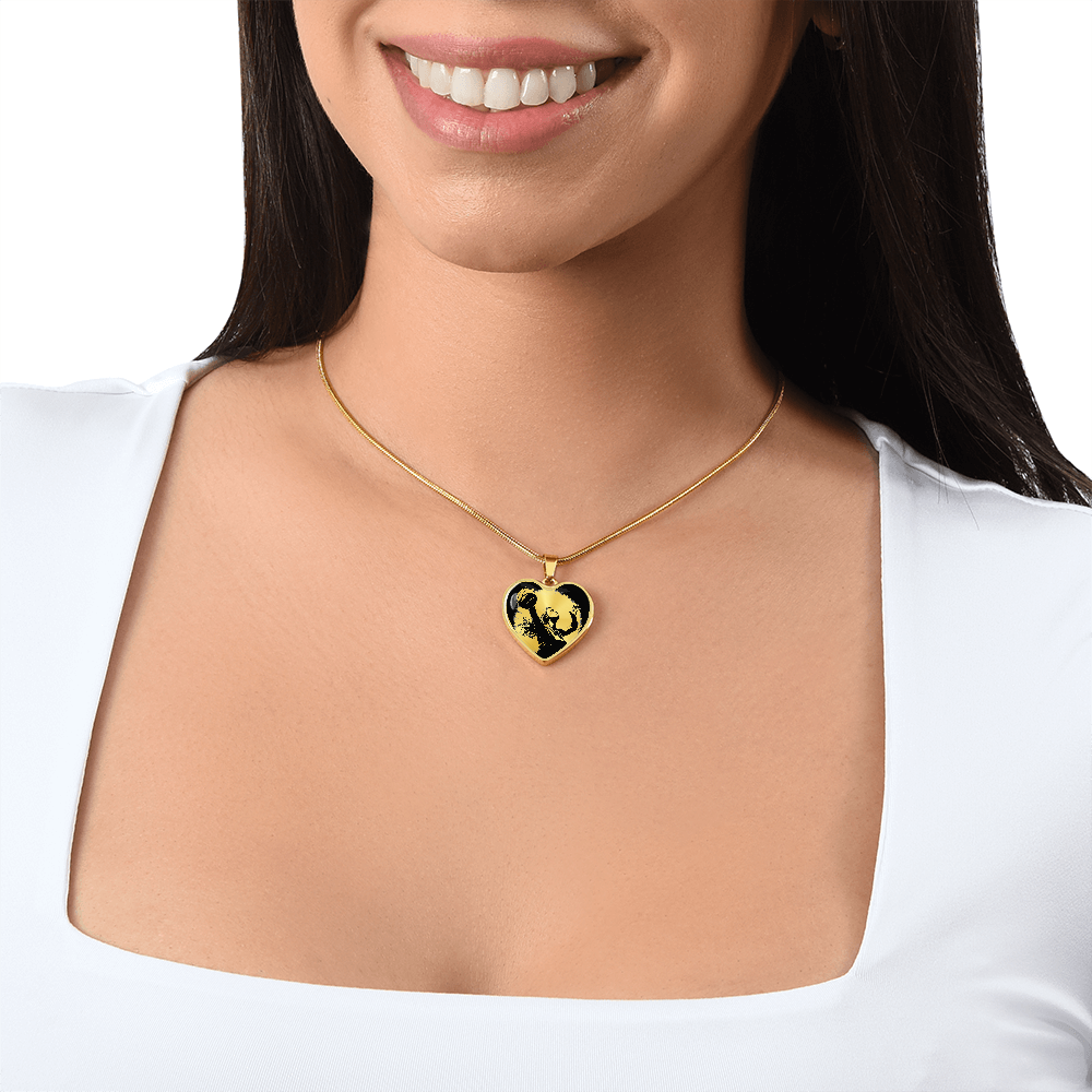 Volleyball Necklace – Heart Pendant for Volleyball Lovers