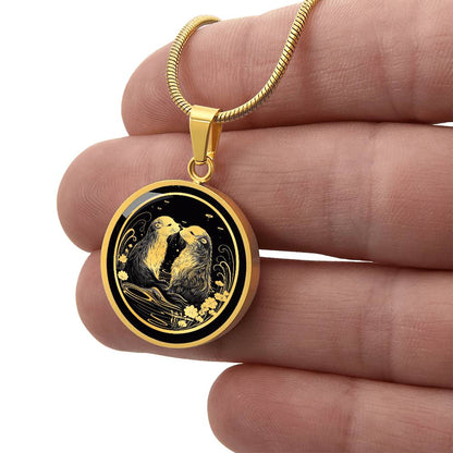 Sea Otter Necklace – Ocean-Inspired Otter Pendant Jewelry