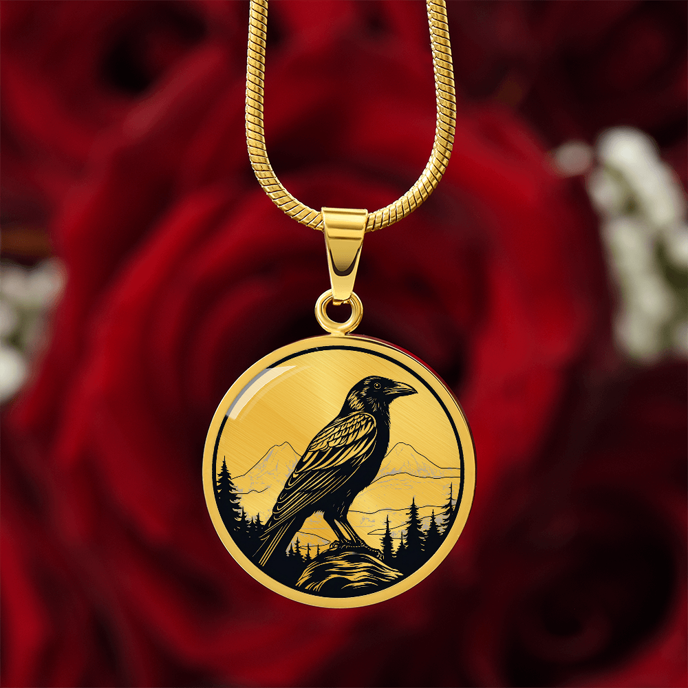 Raven Necklace – Gothic Crow & Raven Pendant Jewelry