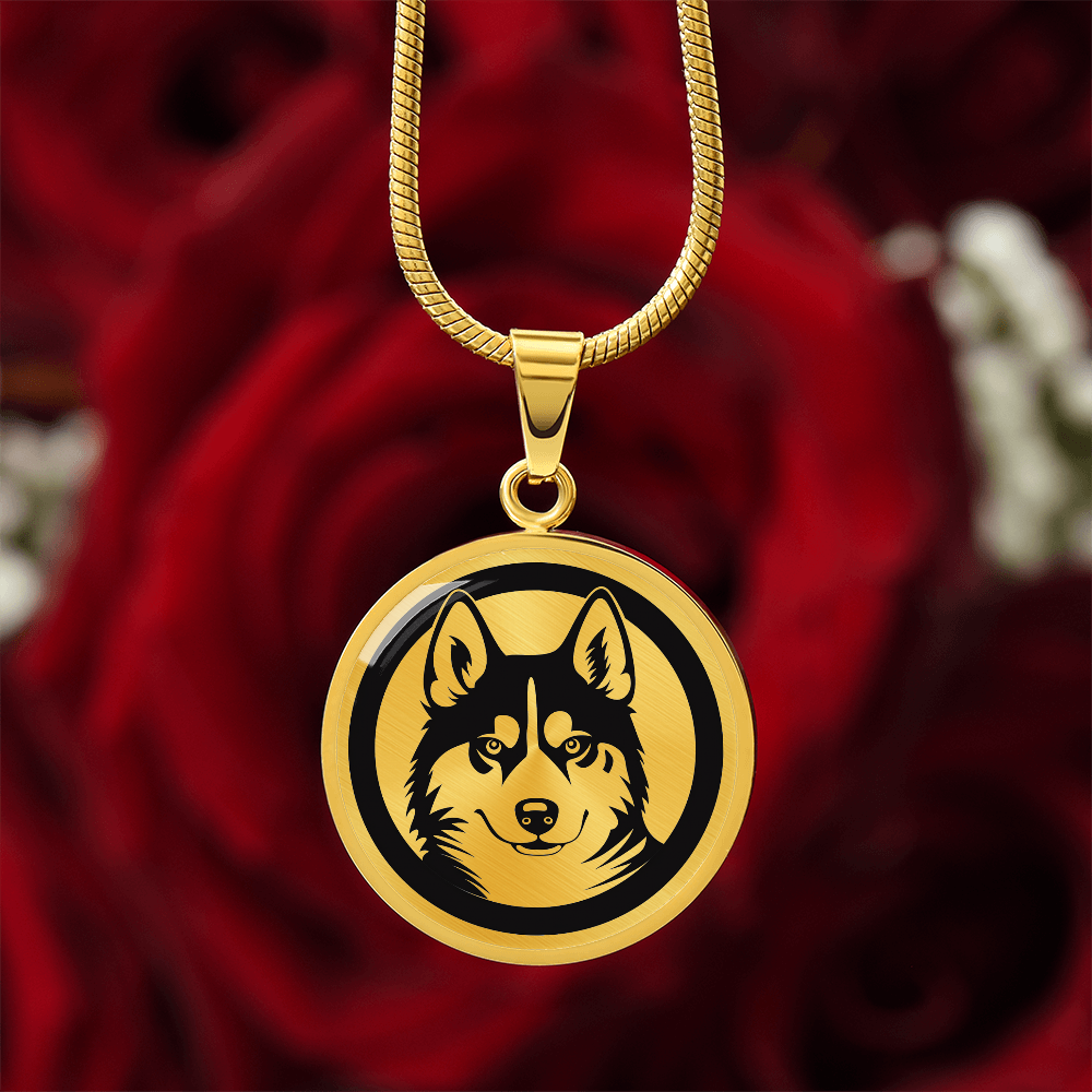 Husky Necklace – Siberian Husky Pendant for Dog Lovers