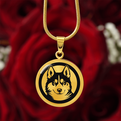 Husky Necklace – Siberian Husky Pendant for Dog Lovers