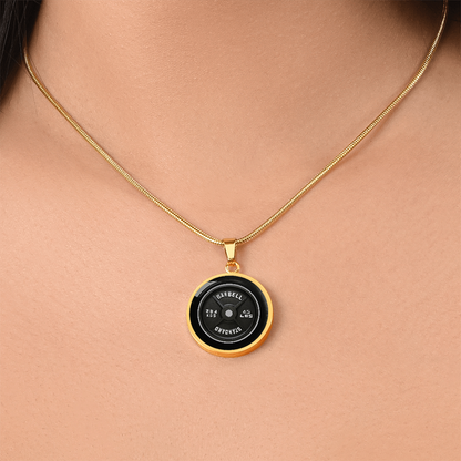 45 lb Weight Plate Necklace – Barbell Gym Pendant