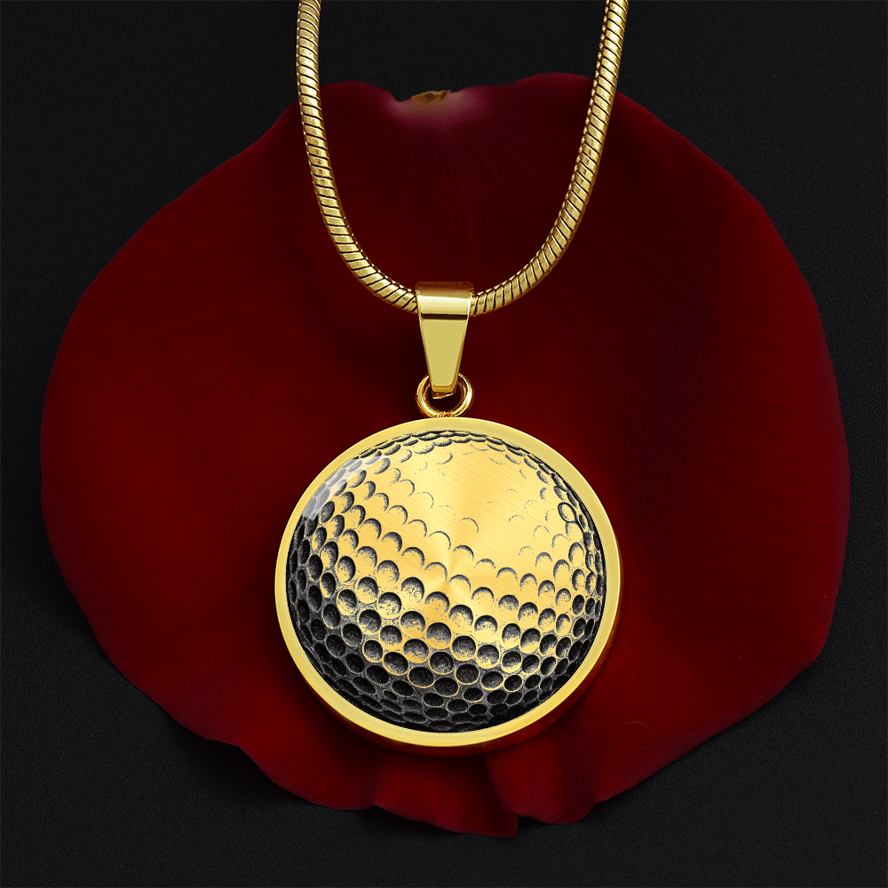 Golf Ball Necklace – Personalized Pendant for Golf Lovers