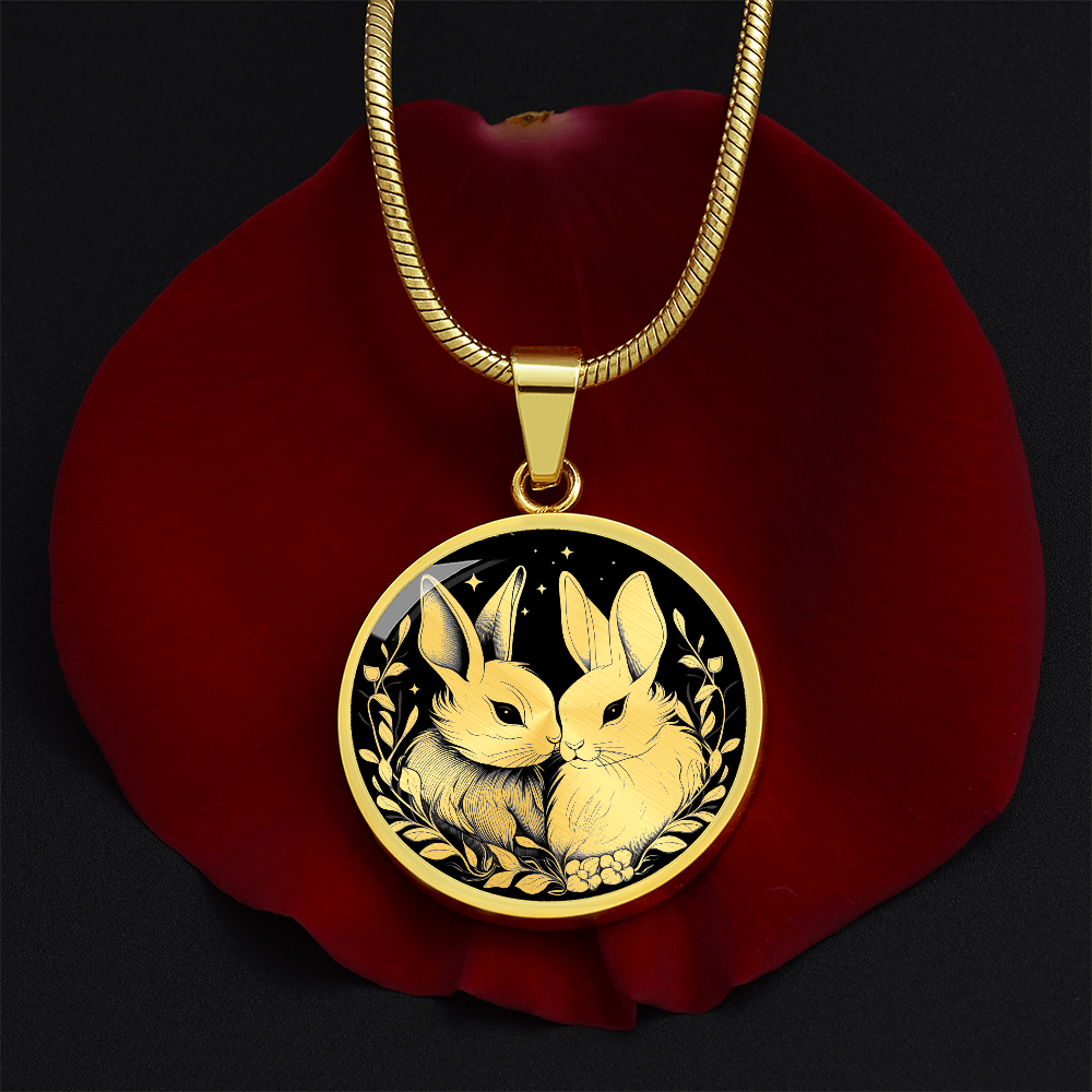 Bunny Necklace – Cute Rabbit Pendant & Woodland Jewelry