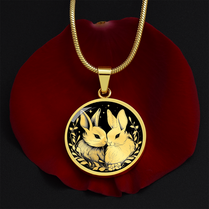 Bunny Necklace – Cute Rabbit Pendant & Woodland Jewelry