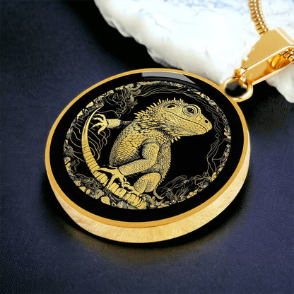 Bearded Dragon Necklace – Reptile & Lizard Pendant Jewelry