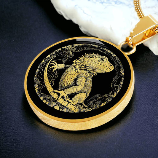 Bearded Dragon Necklace – Reptile & Lizard Pendant Jewelry