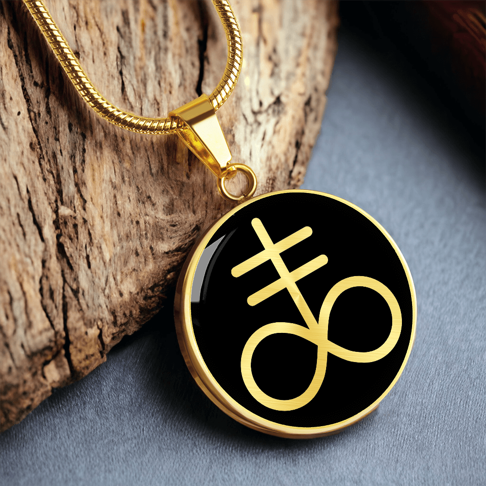 Brimstone Necklace – Leviathan Cross Symbol Pendant