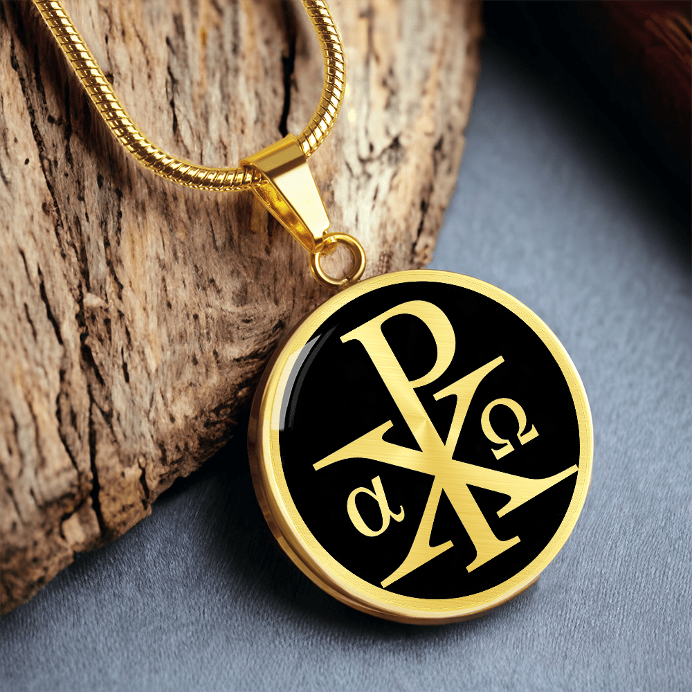 Chi Rho Necklace – Early Christian Symbol Pendant
