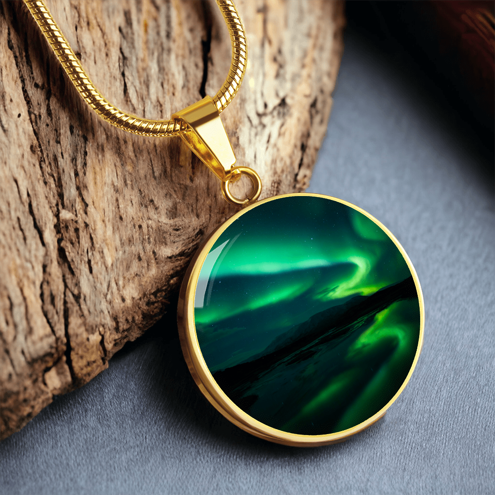 Aurora Green Northern Lights Necklace – Etsy Bestseller Design