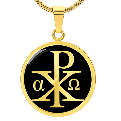 Chi Rho Necklace – Early Christian Symbol Pendant