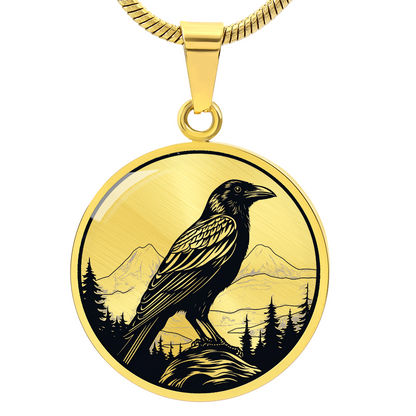 Raven Necklace – Gothic Crow & Raven Pendant Jewelry
