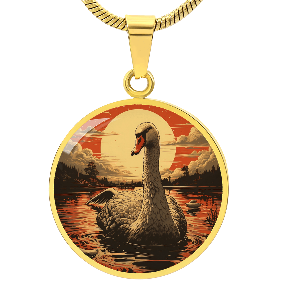 Swan Necklace – Elegant Swan Pendant & Bird Jewelry