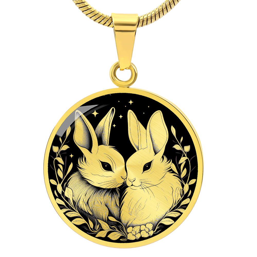 Bunny Necklace – Cute Rabbit Pendant & Woodland Jewelry