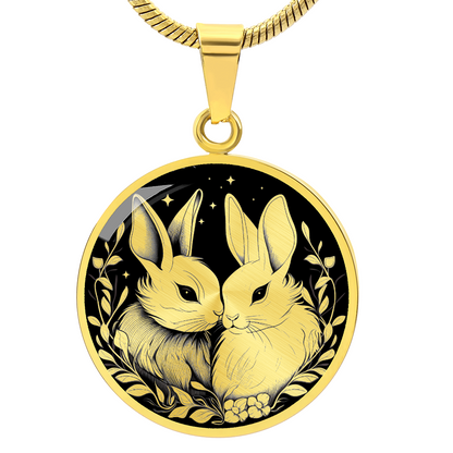 Bunny Necklace – Cute Rabbit Pendant & Woodland Jewelry