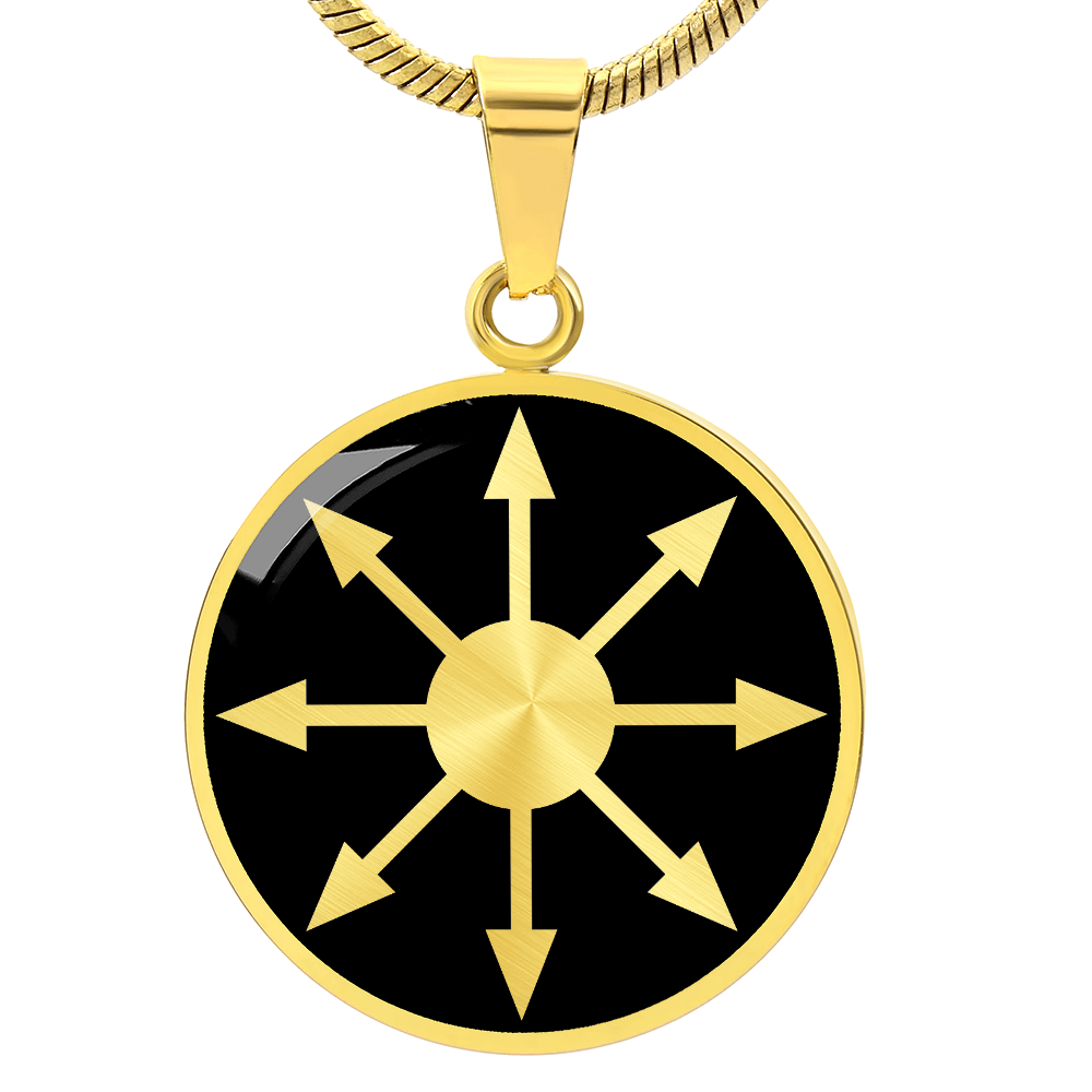 Chaos Star Necklace – Eight-Pointed Symbol of Chaos Pendant